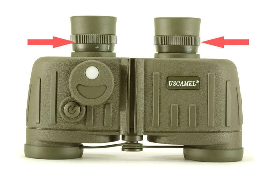 Real Instruments High-Performance 8x30 Military Binoculars US Camel with Fully Multi-Coated Optics, Wide Field of View, Durable Rubberized Armor, Water-Resistant, Central Focus Mechanism, Right Eyepiece Diopter Adjustment for Birdwatching, Wildlife