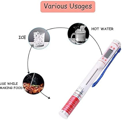 Real Instruments TP-101 High Precision Pen-Type Digital Thermometer with Wide Temperature Range, Stainless Steel Probe, and Compact Design for Cooking, Laboratory, and Industrial Applications