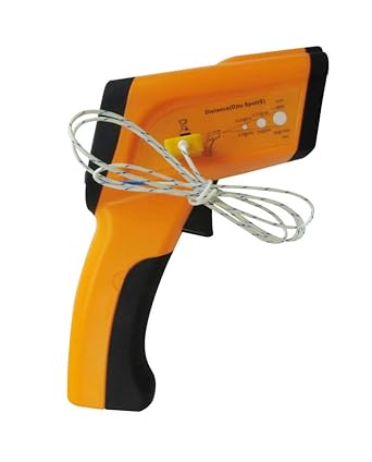 Real Instruments Infrared Thermometer Non Contact Digital Industrial Instant Read Thermocouple Laser Target Handheld Pyrometer Backlight Temperature Gun -50°c To 1650°c