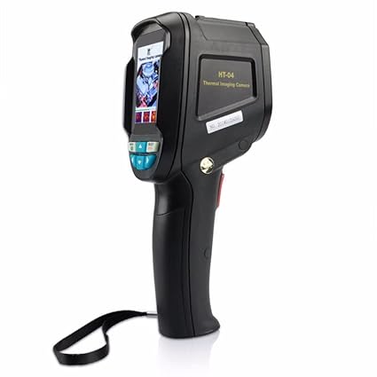 Real Instruments Thermal Imaging Camera HT-04, 220 x 160 Handheld 35200 Pixels Infrared Imaging Device with IP54 Waterproof High Sensitive Sensor, 2 Meter Drop Durability, 2.4" TFT Color Screen Infrared Camera