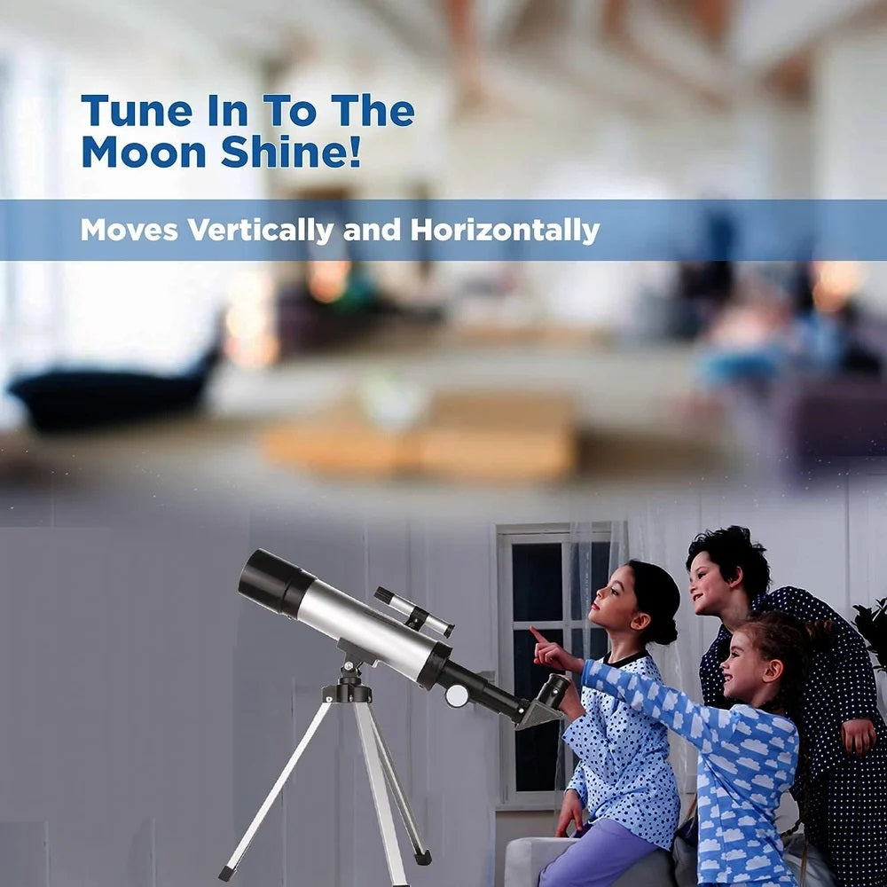 Real Instruments F36050B Kids Astronomical Telescope Professional 90X With Tripod For Kids, F36050B