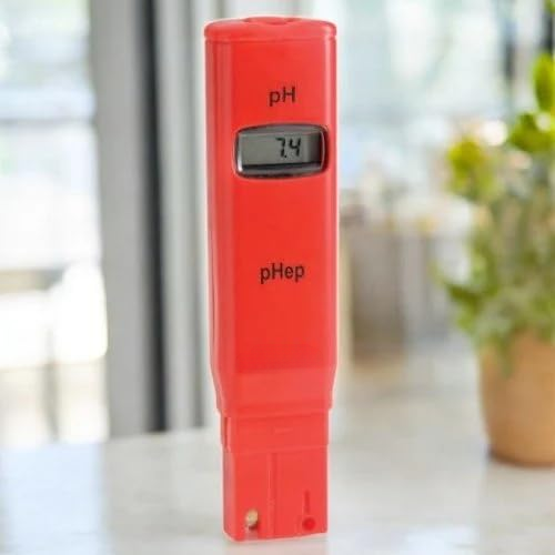 Real Instruments HI98107 pHep Digital pH Meter Pocket Size pH Tester with LCD Display for Water, Aquarium, Hydroponics, Pool & Laboratory Use