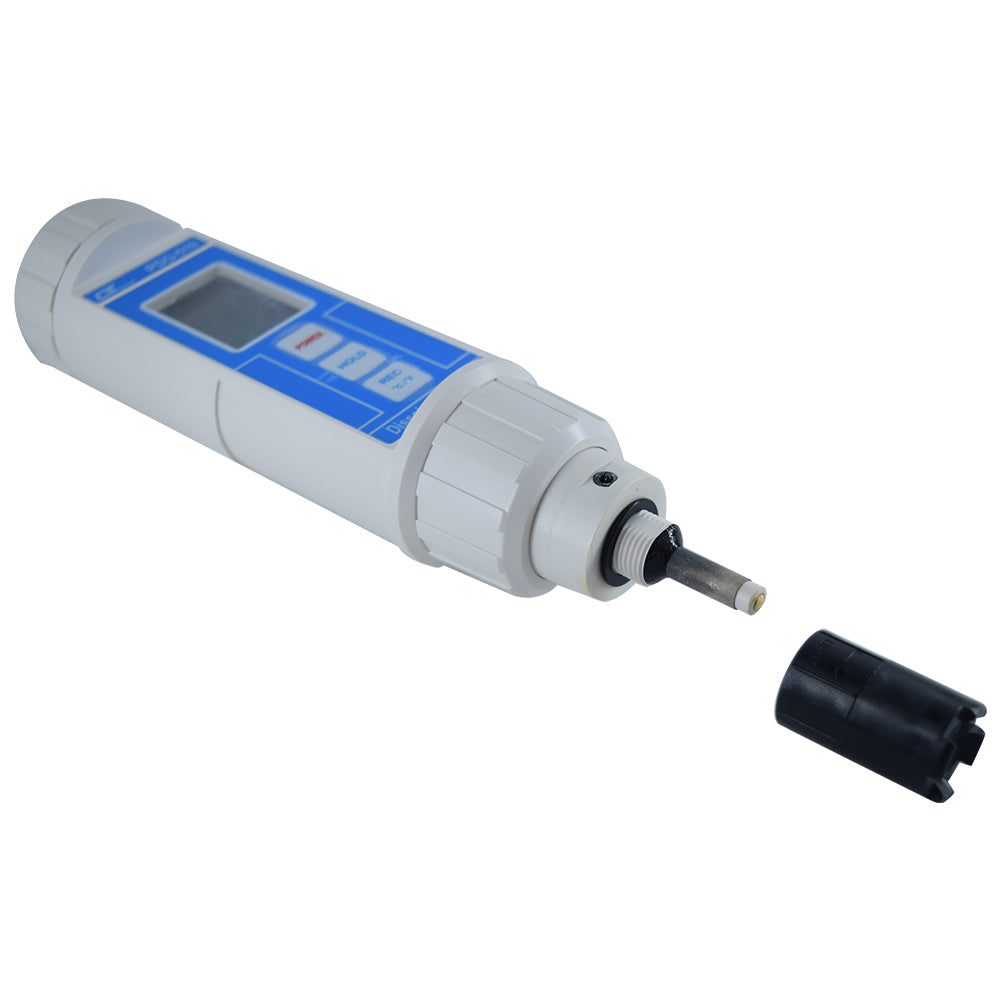 Lutron PDO-519 High-Precision Dissolved Oxygen Meter, Automatic Calibration, Polarographic Probe, Temperature Compensation, IP65 Splashproof Design for Water Quality Testing, Aquaculture, Environmental Monitoring & Laboratory Use