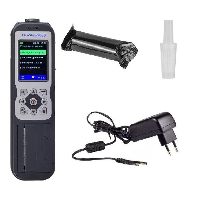 Real Instruments Alco Stop 5000 Digital Breath Alcohol Analyser With Built-In Printer, AT-24