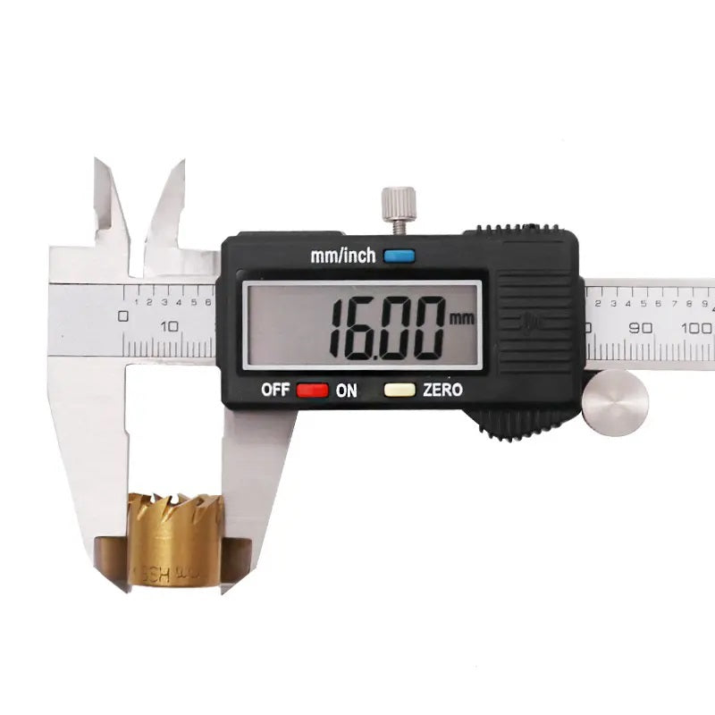 Real Intruments Digital Vernier Caliper 0-150mm/ 6 Inch with LCD Display, Dual Metric & Imperial Unit Conversion, Zero Setting Function, Stainless Steel Construction for Durability, Accurate Internal, External, Depth & Step Measurements, VC-01