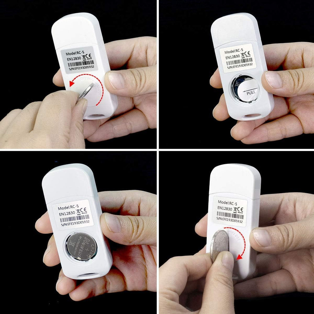 Real Instruments Elitech RC-5 High-Precision Temperature and Humidity Data Logger with Wide Measurement Range, USB Connectivity, Large Data Storage Capacity, LCD Display, Long Battery Life for Cold Chain, Food, Medical & Industrial Monitoring Applications