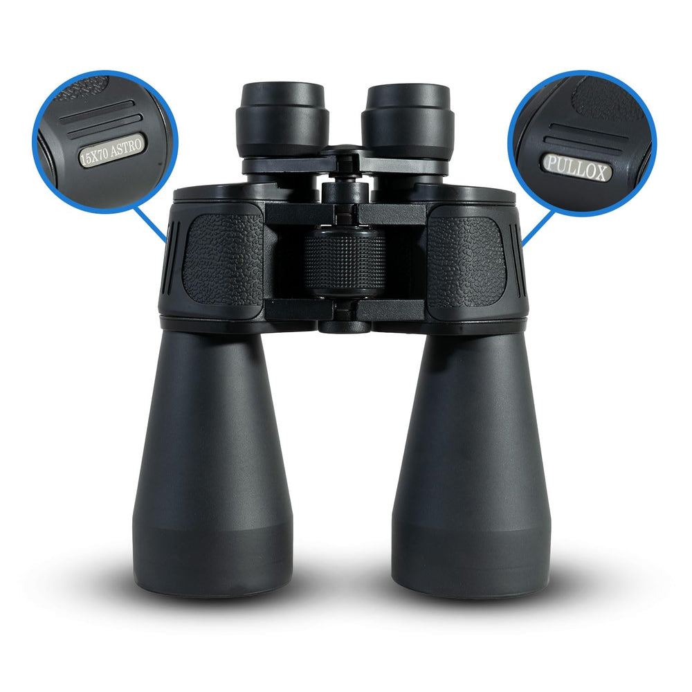 Real Instruments 15X70 Professional Binoculars - Ultra Sharp Focus, FMC Multi-Coated, BAK4 Prism, Lightweight, Tripod Compatible, Ideal for Bird watching, Wildlife & stargazing with Carrying Case