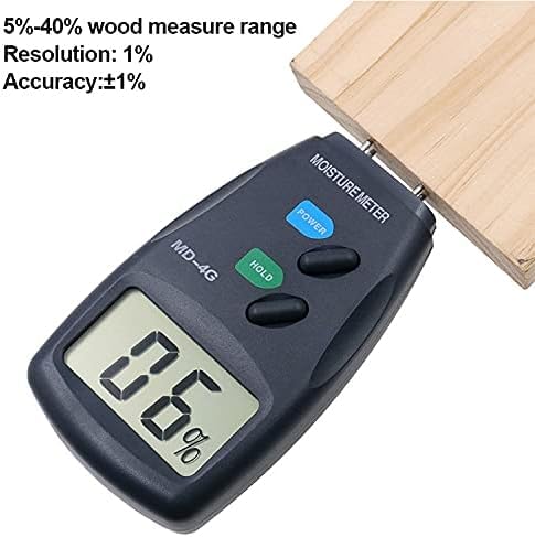 Real Instruments MD-4G Digital Wood Moisture Meter 0–99.9% Two-Pin Moisture Tester