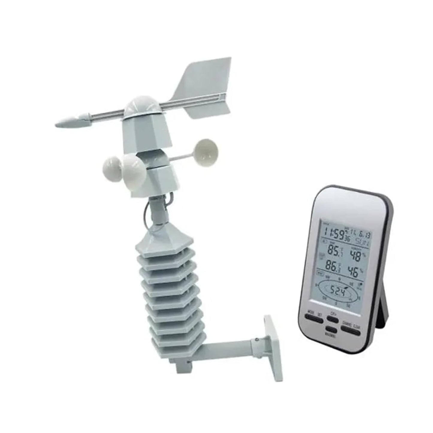 Real Instruments Digital Weather Station Rf 433 Mhz Wireless Meteorological Instrument Weather Forecaster, WS0232