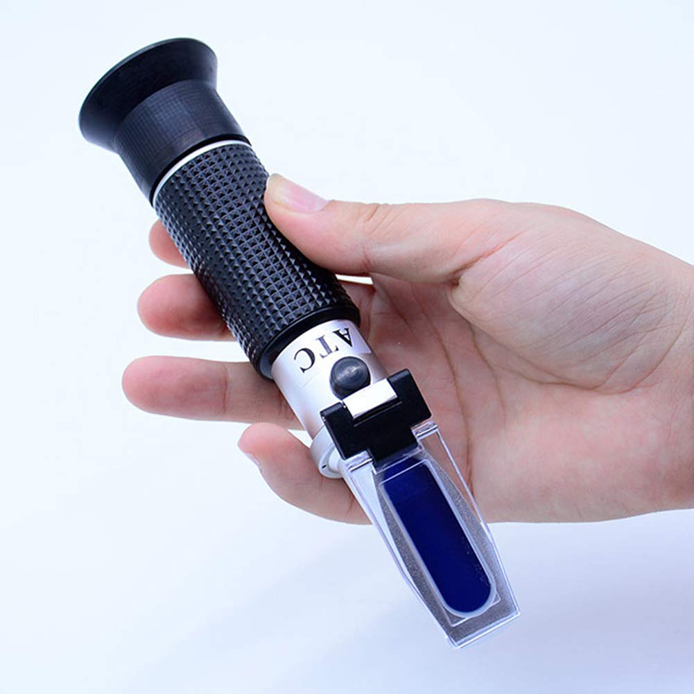 Real Instruments 6 In 1 Car Urea, Adblue, DEF Industrial Battery Fluid Exhaust Fluids Antifreeze Refractometer Ethylene Glycol, Propylene Glycol Freezing Point