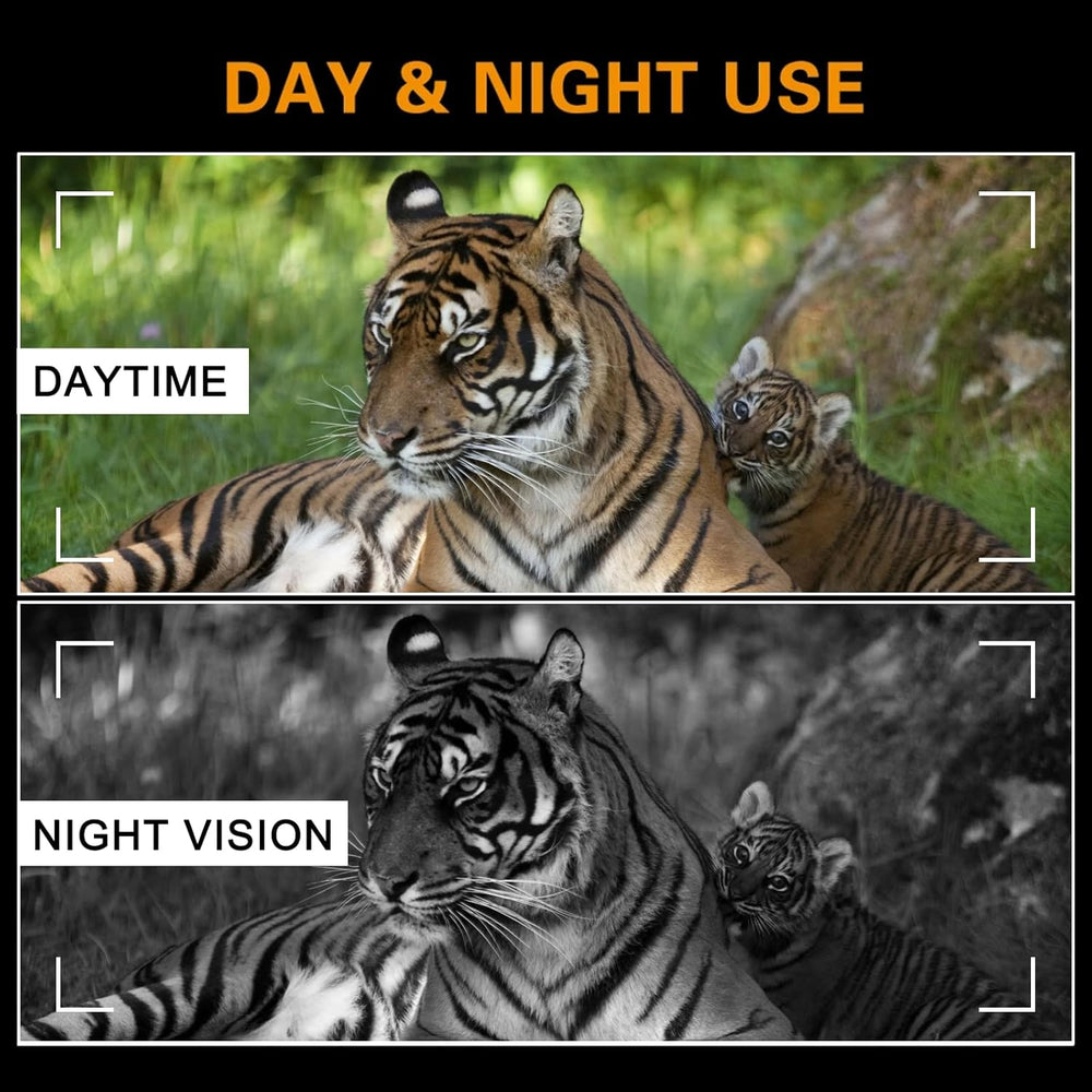 Real Instruments 4K 3D Night Vision Binoculars for Adults, NV8000 Digital Infrared NVG Night Vision Binoculars Goggles Device with 8X Digital Zoom, Built-in 3000Mah Battery