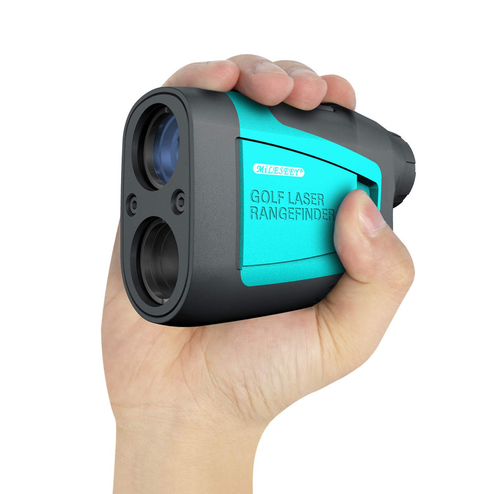 Real Instruments MiLESEEY Professional Precision Laser Golf Rangefinder 660 Yards with Slope Compensation,‚0.55yard Accuracy,Fast Flagpole Lock,6X Magnification,Distance/Angle/Speed Measurement for Golf,Hunting