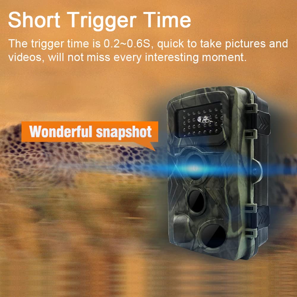 Real Instruments PR3000 36MP 1080P Night P Video Taking Trail Camera Multi-Function Outdoor s Animal Observation House Monitoring Camera IP66 Waterproof with 34 Lights Camera