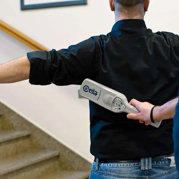 Real Instruments CEIA PD140E Handheld Metal Detector with High Sensitivity, 50 kHz Frequency, Adjustable Detection Depth, Audio, Visual & Vibration Alerts, Rechargeable Battery for Professional Security, Industrial & Archaeological Applications