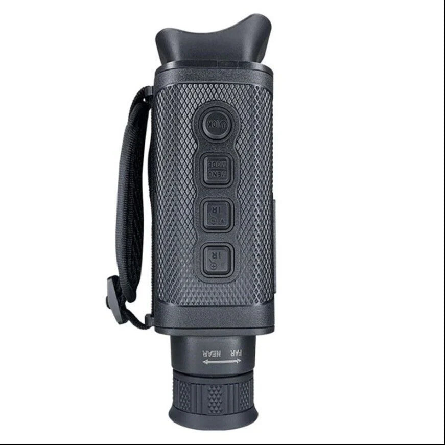 Real Instruments LG64 HD 1080P Infrared Night Vision Monocular Telescope 8X Digital Zoom 300m Viewing 1.54 Inch TFT High Sensitivity Night Goggles for Hunting Camping Wildlife Scenery, LG64