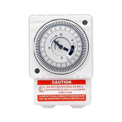 Real Instruments FM/1 QT Quartz Analog Manual Timer Switch GIC J648B FM1 AC 240V Daily Dial Programmable Electronic Timer Switch