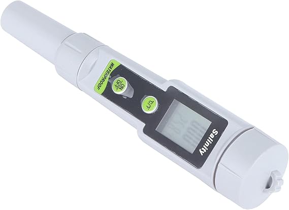 Real Instruments Digital PenType Salinity Meter, Seawater Hydrometer, Salt Content Detection in, for Pools, Drinking Water, Aquarium, SM-01