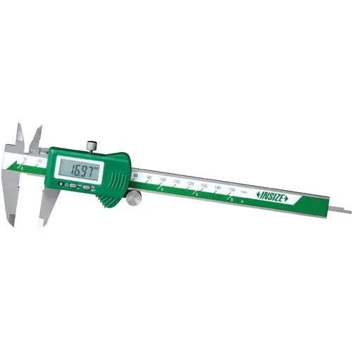 Insize 1112-150 Digital Vernier Caliper with 0-150 mm (6-Inch), Stainless Steel Body, LCD Display, Dual Metric & Imperial Measurement Modes for Accurate Internal, External, Depth & Step Measurements, Featuring Zero Setting Function, VC-08