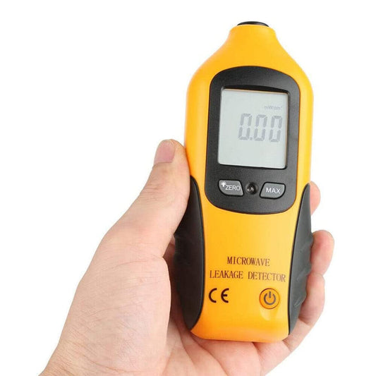 Real Instruments High Precision Microwave Detector HT-M2 Digital LCD Display Microwave Leakage Detector Radiation Meter Tester High Sensitivity to Radiation and Built in Alarm Function