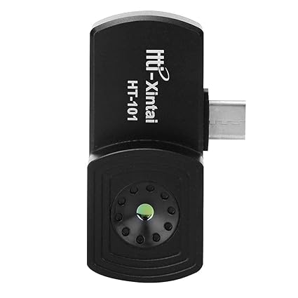 Real Instruments HT-101 Thermal Camera, Type-C Micro USB Mini Infrared Imager Hti Thermal Camera for Mobile Phone, Air Conditioning and Building Temperature Testing