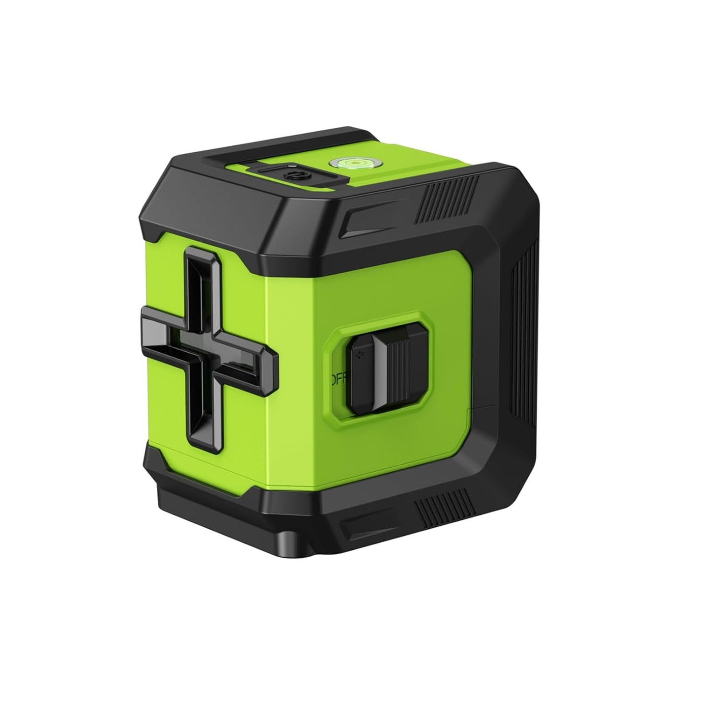 Real Instruments Self Leveling Laser Level, farway 100ft Green Cross Line Laser Level,3 Brightness Adjustable,IP54 Waterproof, 360° Magnetic Base and Battery Included