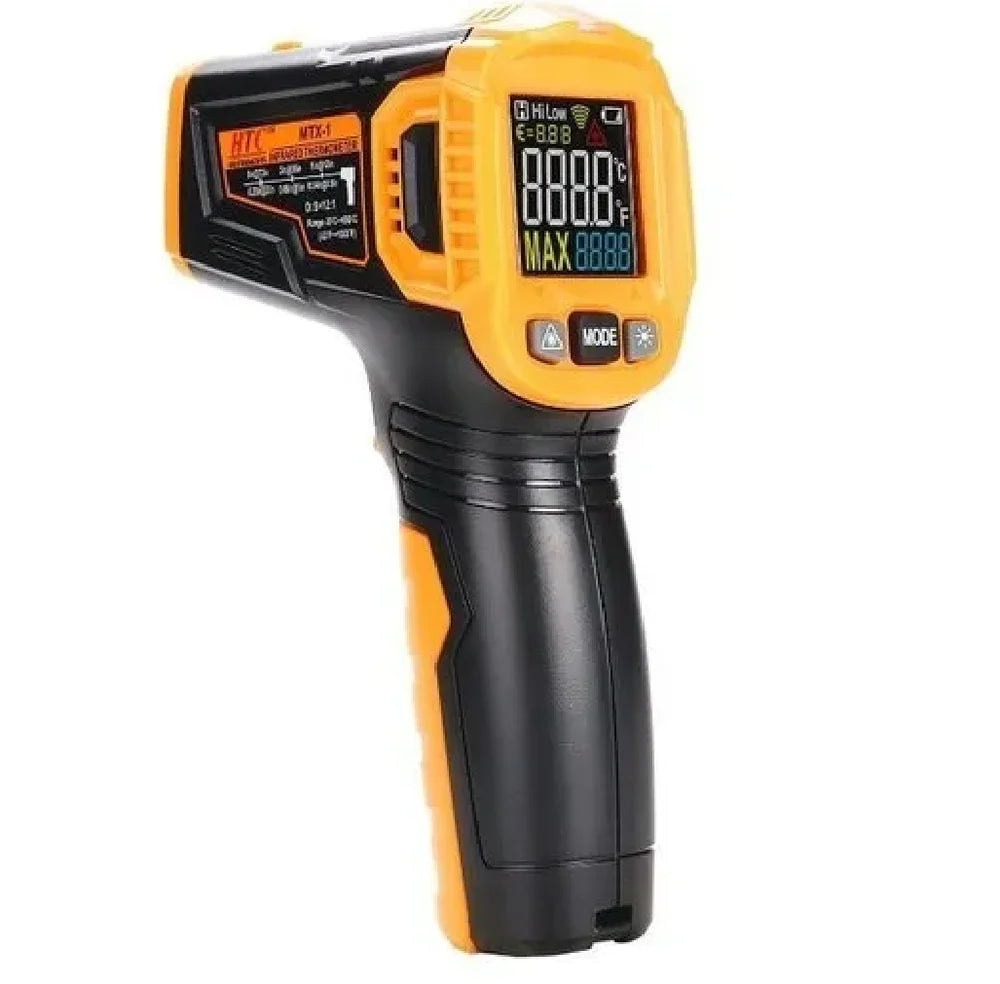 HTC Pro Industrial Infrared IR Thermometer | Multi Laser High Temperature -50°C to 550°C Digital Gun | Non-Contact Pyrometer, MTX-1