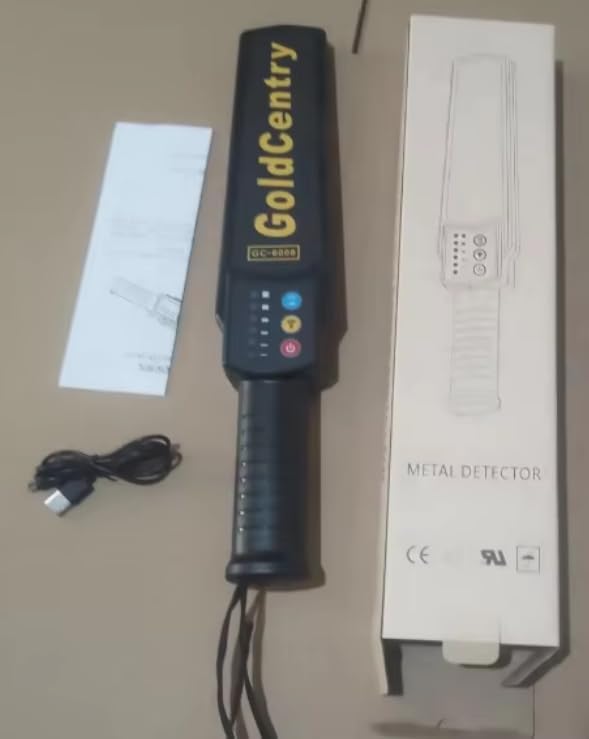 Real Instruments GC6008 Handheld Metal Detector High-Sensitivity Security Scanner for Professional Use