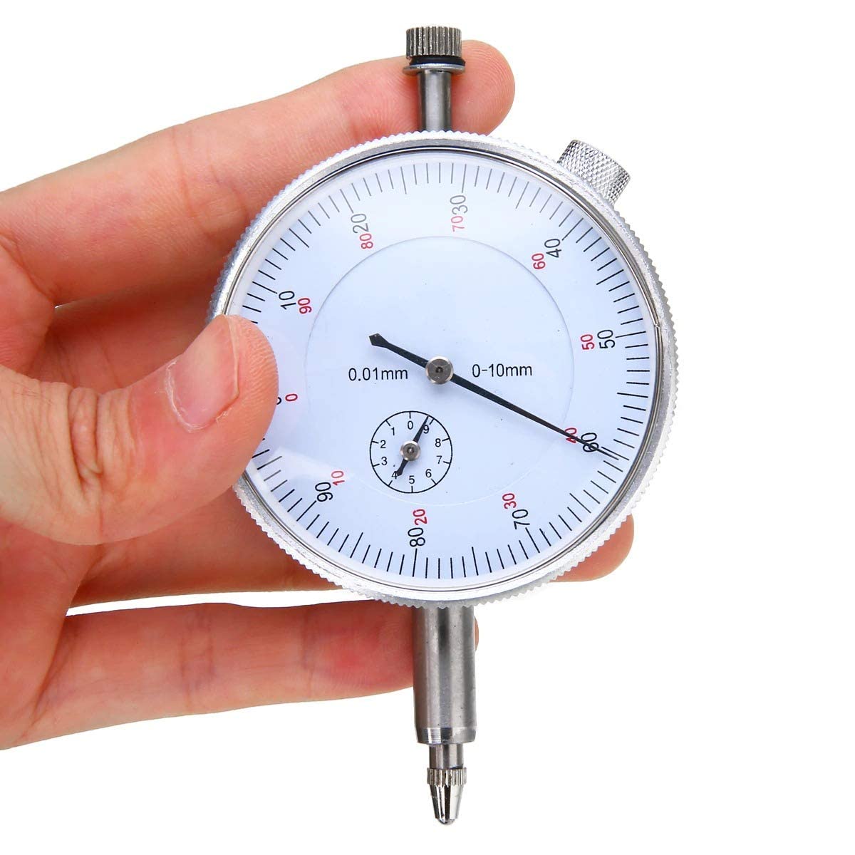 Real Instruments Dial Indicator Gauge Inch/Metric Conversion Probe Indicator Dial Test Gauge High Accuracy Dial Indicator Micrometer Precise Concentricity Measurement Instrument Tools (ADI-01)