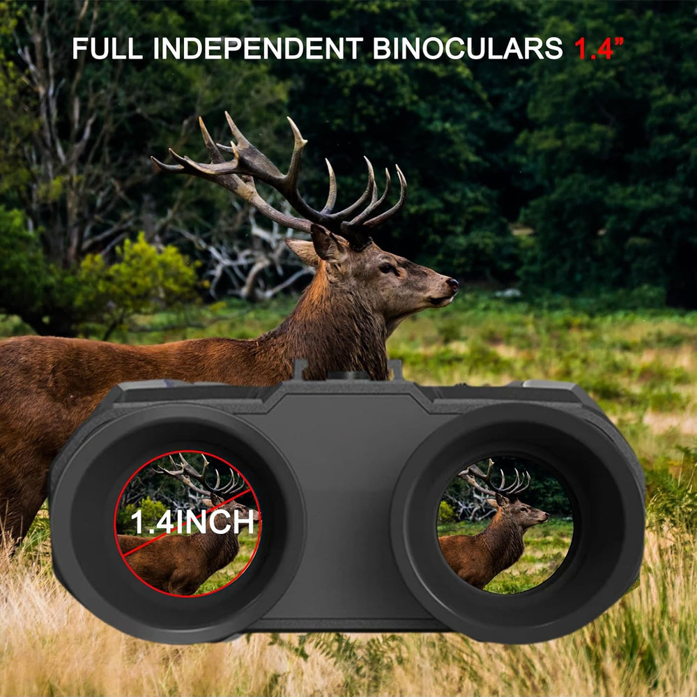 Real Instruments 4K 3D Night Vision Binoculars for Adults, NV8000 Digital Infrared NVG Night Vision Binoculars Goggles Device with 8X Digital Zoom, Built-in 3000Mah Battery