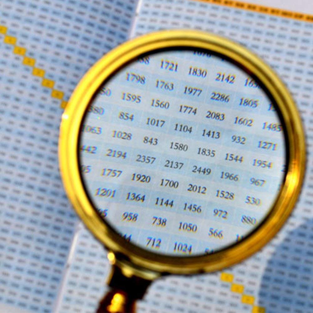 Real Instruments Double Glass 3X High Power Antique Handheld Magnifier Magnifying Glass for Reading, Soldering, jewelries, maps, Great for Gifting (3X, 80MM, Gold + Red)