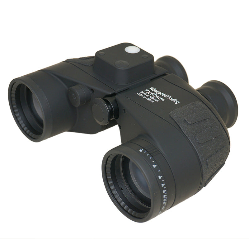 Real Instruments 7x50 Marine Binoculars Waterproof & Floating with Rangefinder Compass, MBC-7x50
