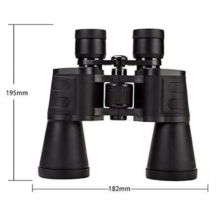 Real Instruments Professional 20X50 Binoculars Powerful Compact HD Lens | Durable & Clear BAK-4 FMC Lens with Strap Carrying Bag for Bird Watching, Travel, Sports Match for Kids & Adults