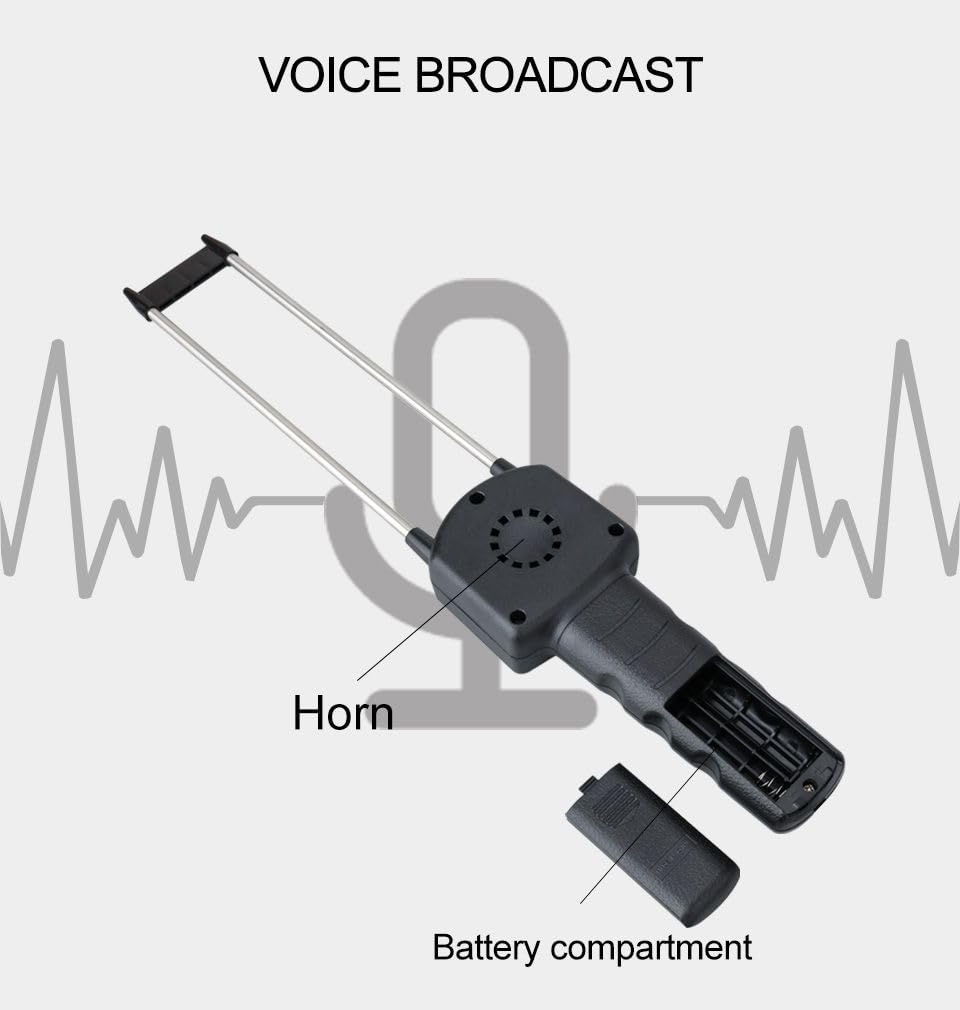 Real Instruments AR991 Digital Grain Moisture Meter Smart Sensor Use For 14 varieties Of Flour Fodder Rapeseed Sesame Soymeal Grain Corn Wheat Rice Soyabean (AR-991)