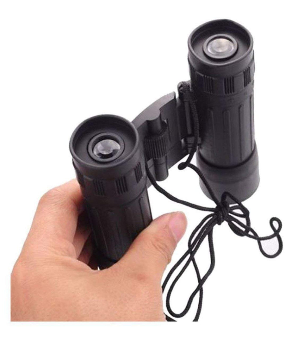 Real Instruments Compact 10x25 Mini Binoculars HD Vision Binoculars with Powerful Lens 101 to 1000m Vision Telescope For Outdoor, Travel Stargazing Concerts Sports Portable Long Distance Telescope for Kids Binocular, BN-10x25