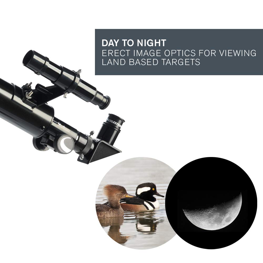 Celestron PowerSeeker 50AZ Telescope - Manual Alt-Azimuth Telescope for Beginners - Compact and Portable - Bonus Astronomy Software Package - 50mm Aperture