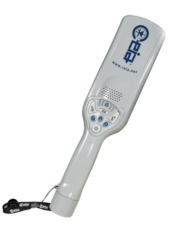 Real Instruments CEIA PD140E Handheld Metal Detector with High Sensitivity, 50 kHz Frequency, Adjustable Detection Depth, Audio, Visual & Vibration Alerts, Rechargeable Battery for Professional Security, Industrial & Archaeological Applications