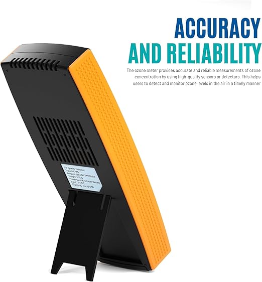 Real Instruments Ozone Meter Detector Air Quality Monitor Portable Ozone Analyzer Formaldehyde Detector Air Detector Intelligent Sensor Ozone Meter O3 Ozone Meter Air Pollution Detector, AQM-09