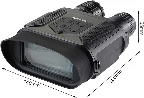 Real Instruments NV-400 B Digital Night Vision Binocular, NV400B Camera NV400B 7X31 Infared Digital Hunting Night Vision Binoculars 2.0 LCD Military Day Night NV Goggles Telescope IR Binocular Hunter (Black)