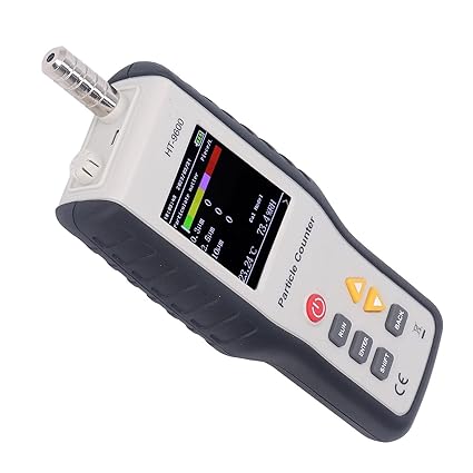 Real Instruments Air Quality Tester, Air Quality Monitor 320 X 240 Screen Resolution Widely Used High Definition Screen 100 To 240V for Homes for Gyms (EU Plug), AQM-10
