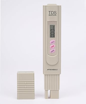 Real Instruments High-Precision Total Dissolved Solids (TDS) Meter with Wide Measurement Range, Automatic Temperature Compensation, Compact Waterproof Design & Accurate Water Quality Monitoring for Industrial, Environmental & Aquatic Applications (TDS-3)