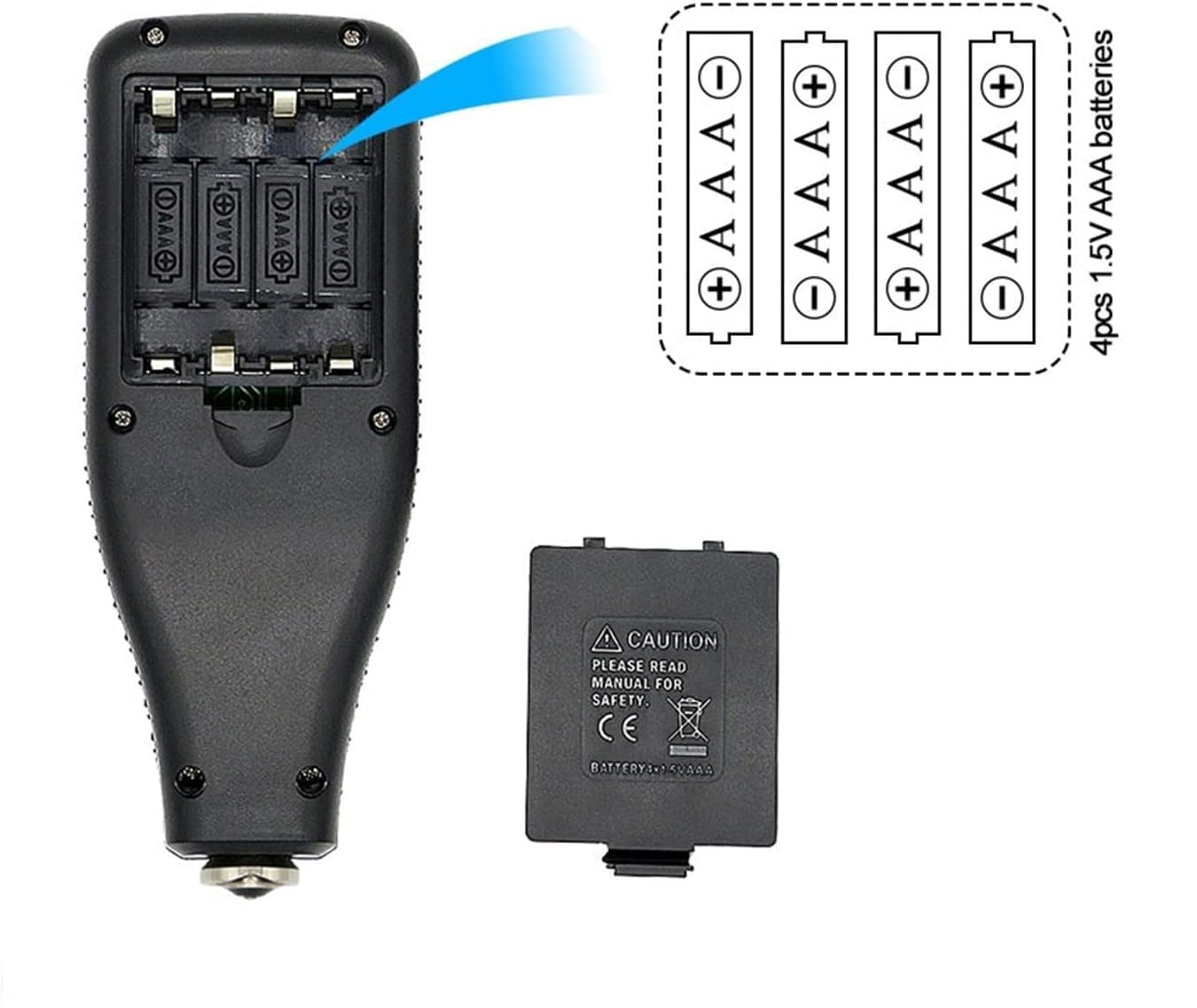 Real Instruments Digital Thickness Gauge Meter, Car Painting Test Gauge for Used Car Buyer, Paint Mil Thickness Gauge Meter Check The Car’s Original Thickness of a Coating (TC-200)