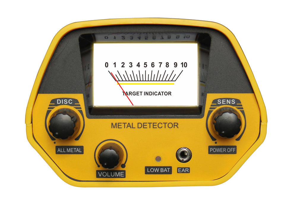 Real Instruments MD-5090 Professional Underground  Metal Detector – High Sensitivity with Analog Target Indicator, Adjustable Discrimination & Waterproof Coil – Ideal for Treasure Hunting, Coins, Relics & Jewelry
