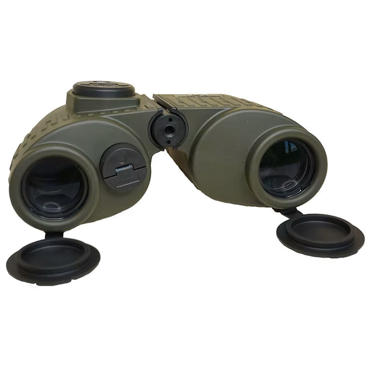 Real Instruments Military-Grade 8x30 Waterproof Binoculars with Built-in Compass & Rangefinder – Compact, Floating, Fog-Proof Tactical Optics