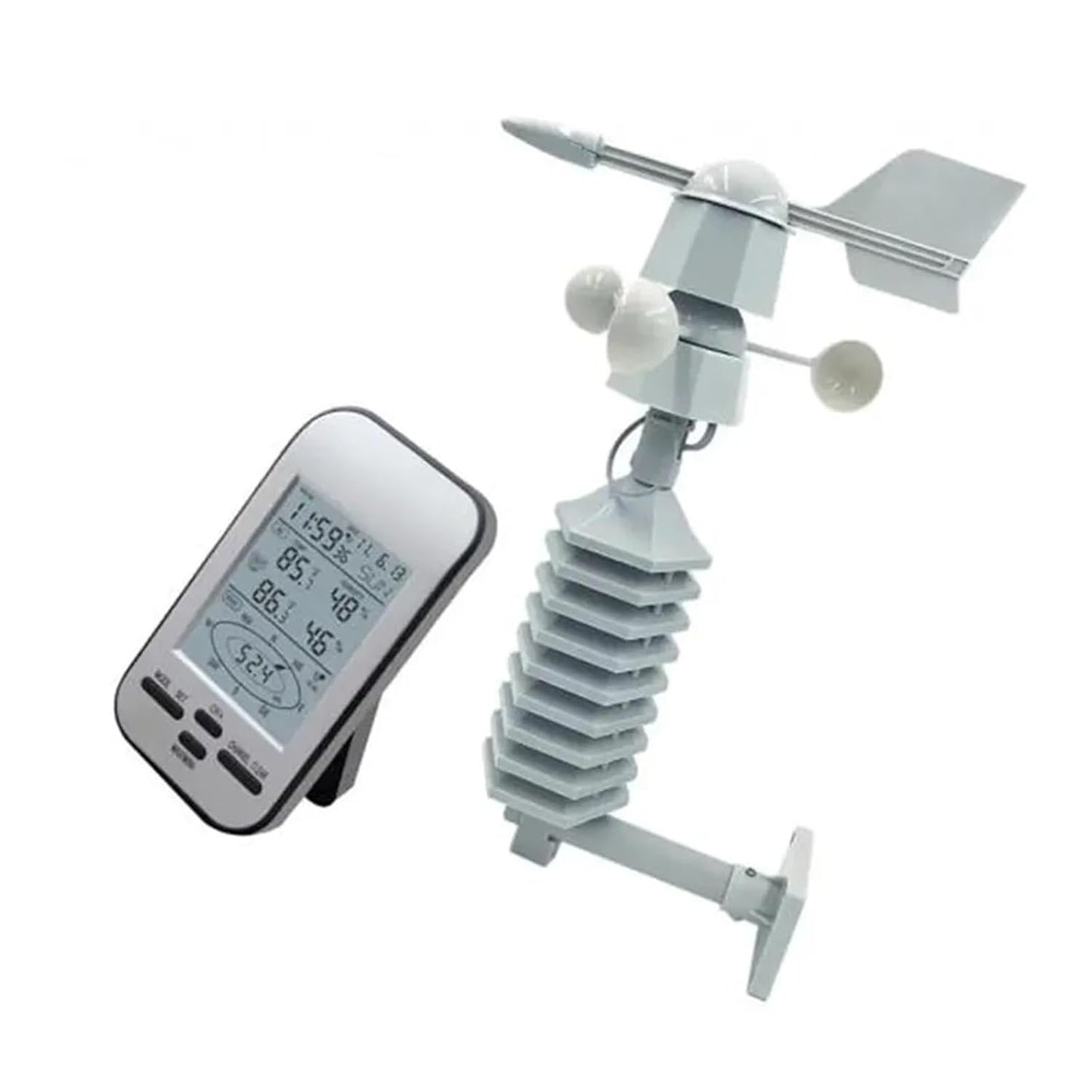 Real Instruments Digital Weather Station Rf 433 Mhz Wireless Meteorological Instrument Weather Forecaster, WS0232