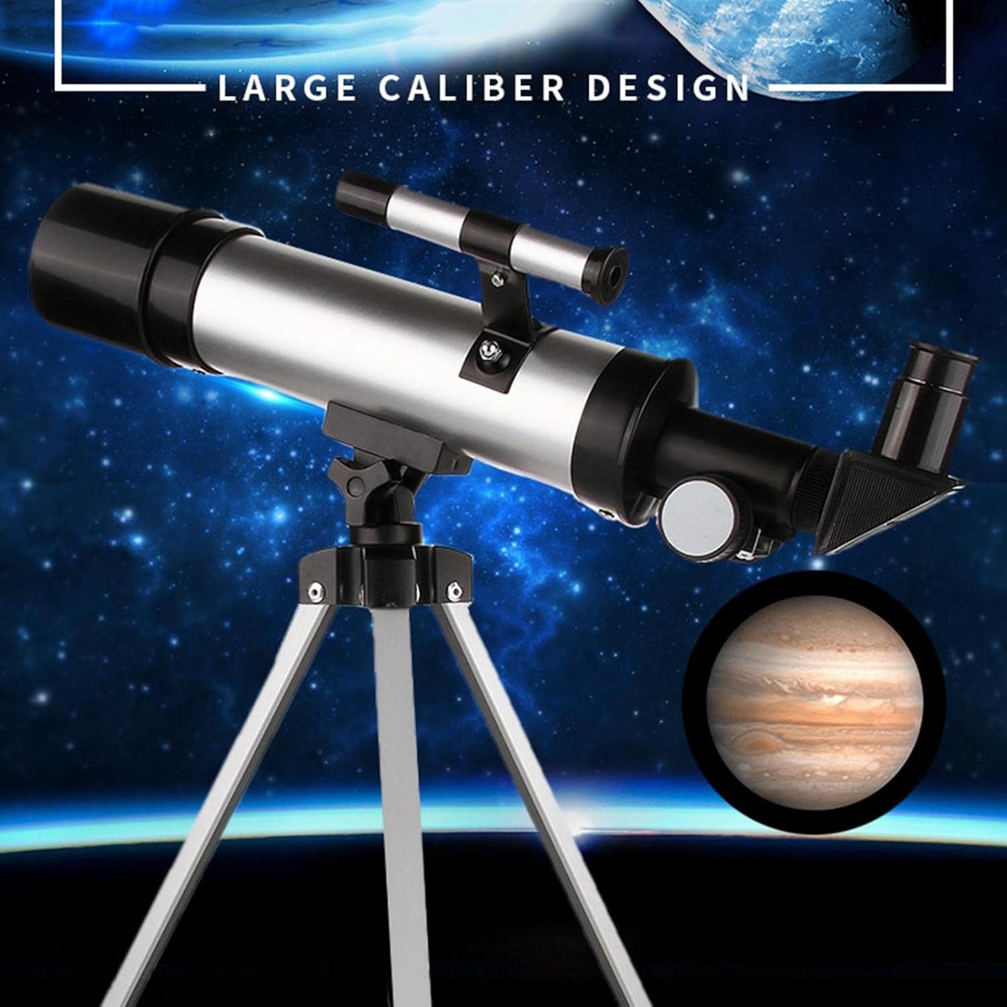 Real Instruments Astronomical Telescope Refractor Type Space Telescope Tripod Small Refracting Spotting, F36050