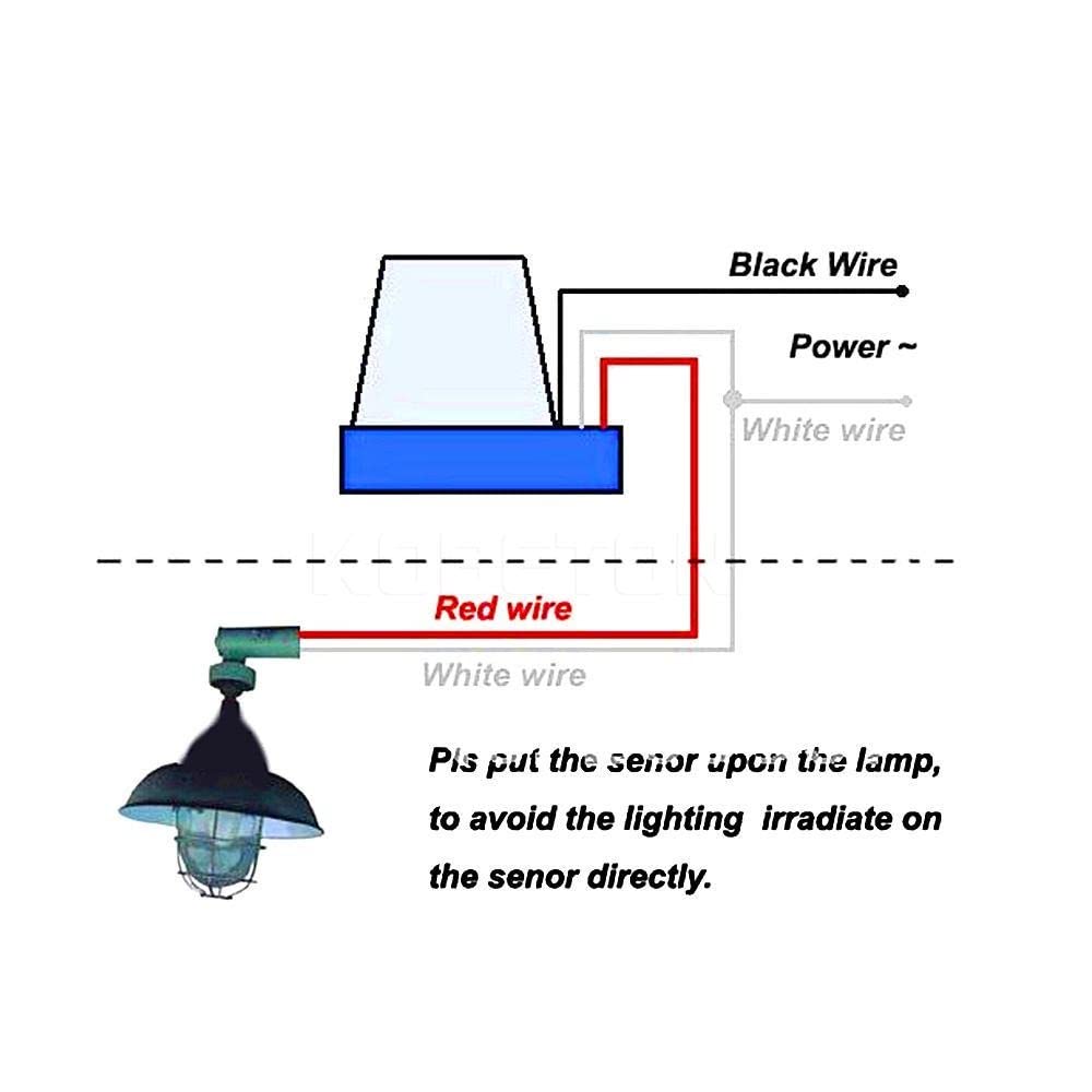 Real Instruments Photocell Day Night Sensor Photo Control Sensor Automatic Street Light Lighting Switch Photocell Photoswitch 10A 220V (AS-10 Square)