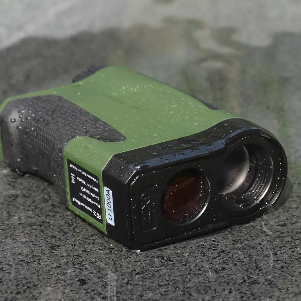 Real Instruments Laser Range Finder RFA-600 Compact and Accurate Laser Range Finder with Multi-Mode Measurement, Lightweight, IP54 Waterproof Rating & Versatile Functionality for Outdoor Activities, Hunting, Surveying, Construction & Sports Applications