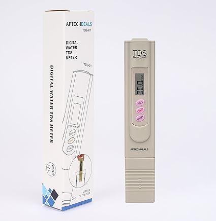 Real Instruments High-Precision Total Dissolved Solids (TDS) Meter with Wide Measurement Range, Automatic Temperature Compensation, Compact Waterproof Design & Accurate Water Quality Monitoring for Industrial, Environmental & Aquatic Applications (TDS-3)