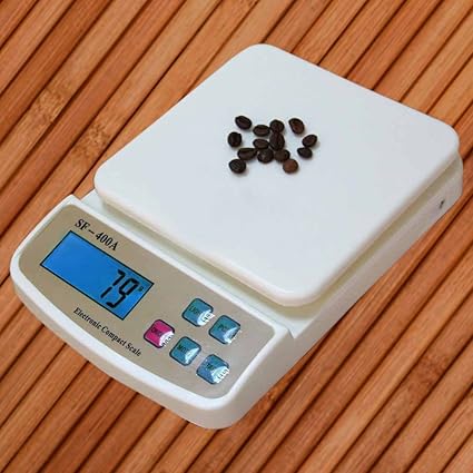 Real Instruments Weighing Scale SF-400A, Digital Weight Machine for kitchen with 10 kg Capacity, 1 g Accuracy, Tare Function, Kitchen Weighing Scale for Shop, Electronic Weight Machine Ideal for Health, Diet.