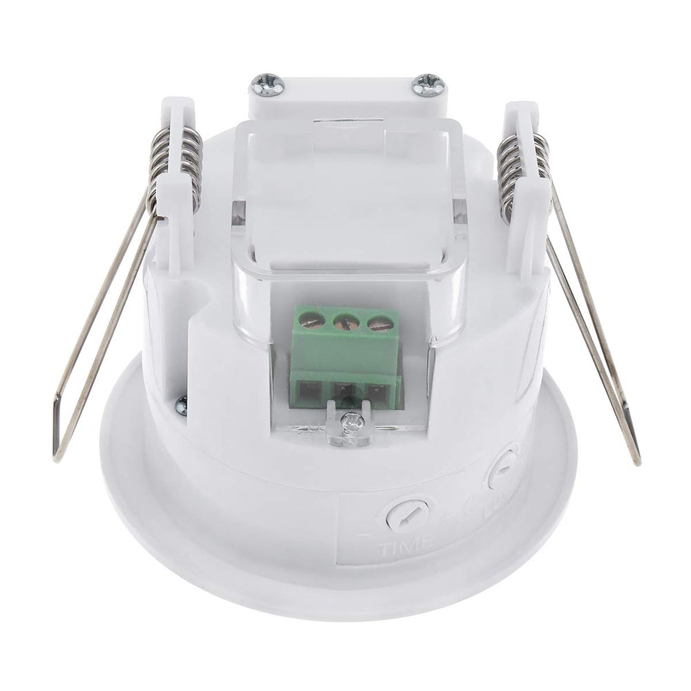 Real Instruments 110-240V Infrared Motion Sensor Switch, Recessed Fall PIR Ceiling Motion Sensor Detector Light Switch Adjustable 360 Degree